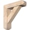 Ekena Millwork Traditional Craftsman Smooth Bracket w/ Offset Brace, Douglas Fir, 5 1/2"W x 20"D x 20"H BKT0604X20X20TRA04SDF - alternate 1